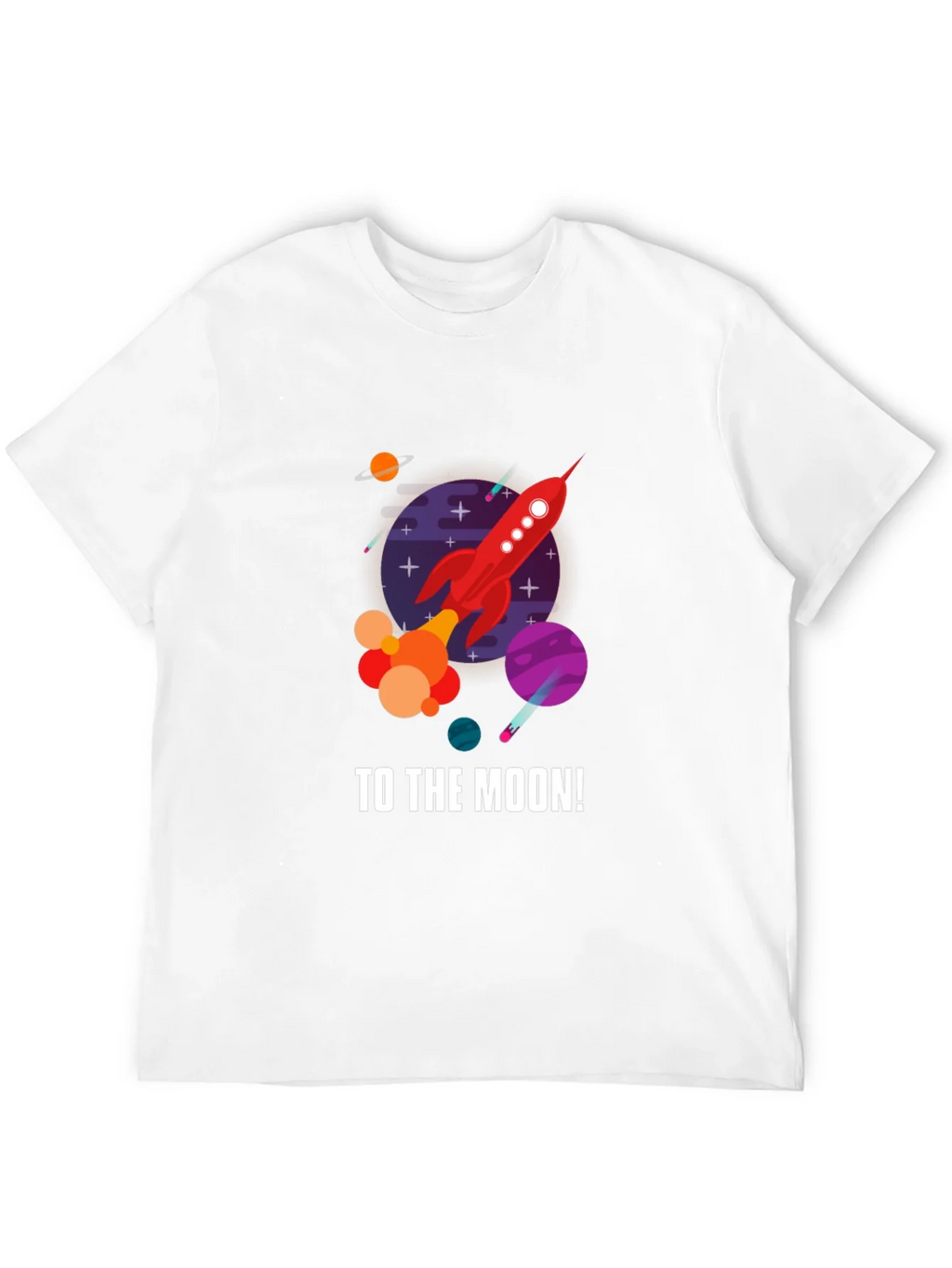 To the Moon Rocket Graphic T-Shirt - Black product image 11