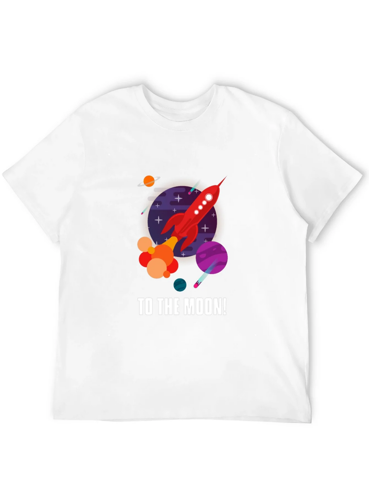 To the Moon Rocket Graphic T-Shirt - Black product image 11