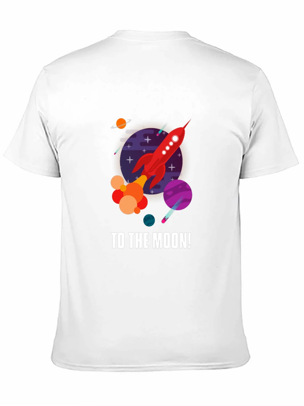 To the Moon Rocket Graphic T-Shirt - Black product image 10