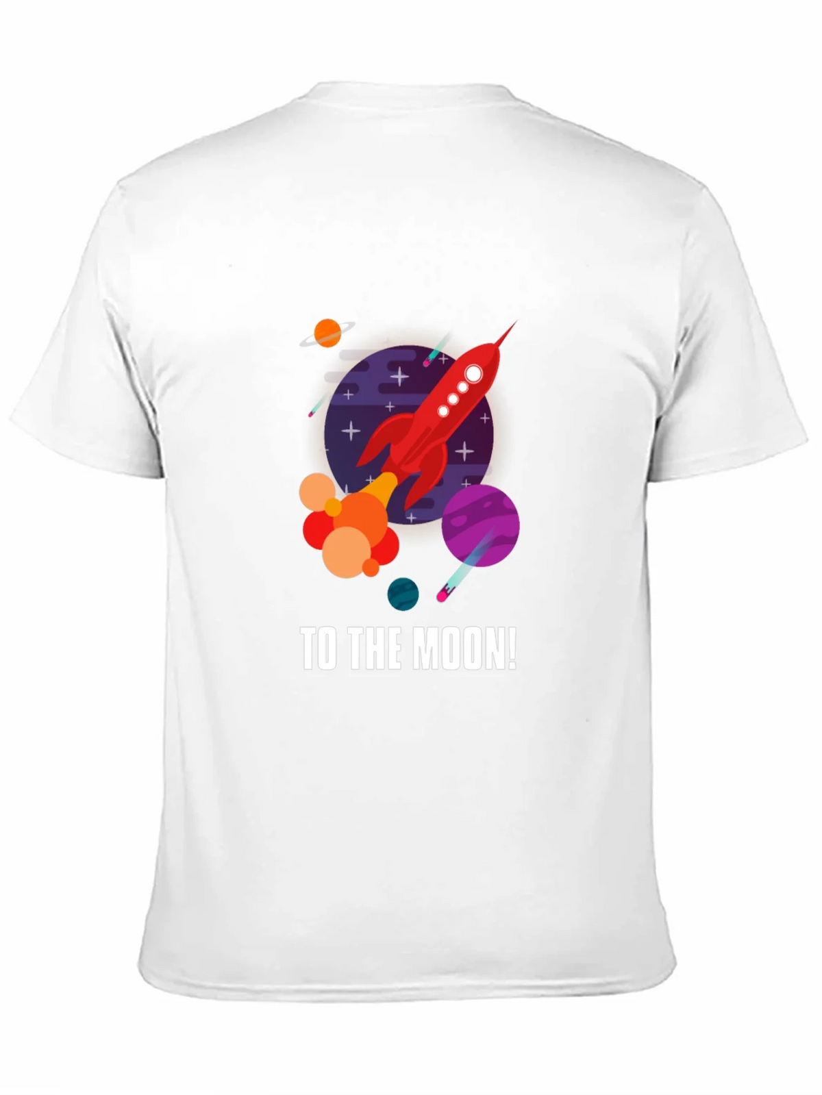 To the Moon Rocket Graphic T-Shirt - Black product image 10
