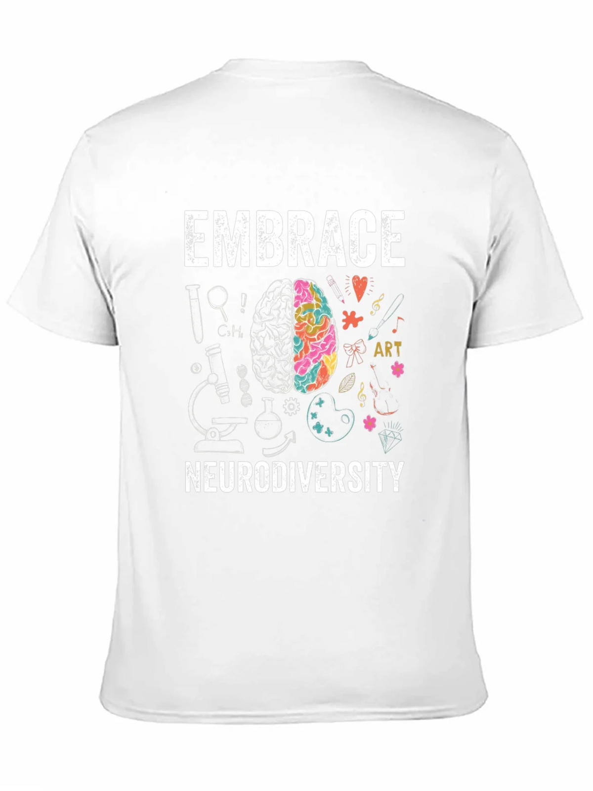 Embrace Neurodiversity Brain Graphic T-Shirt product image 10