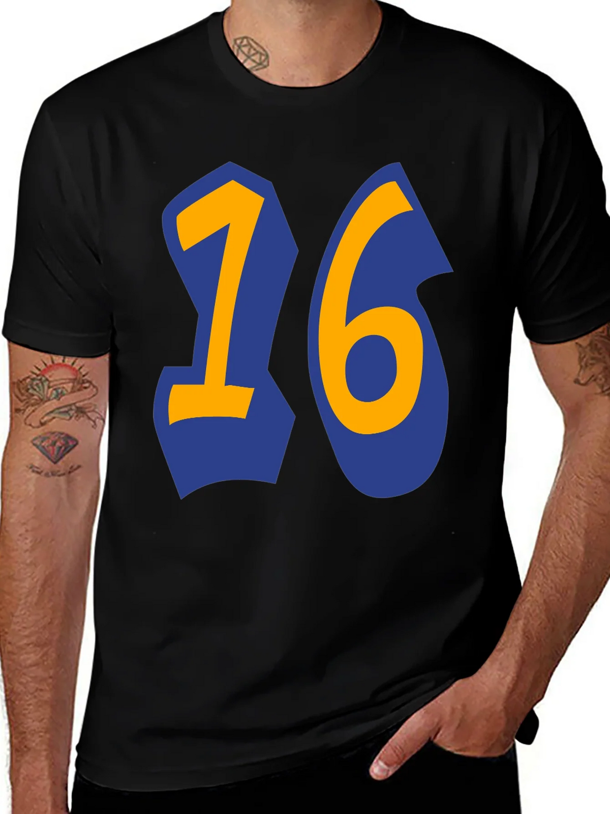 Number 16 Graphic T-Shirt product image 1