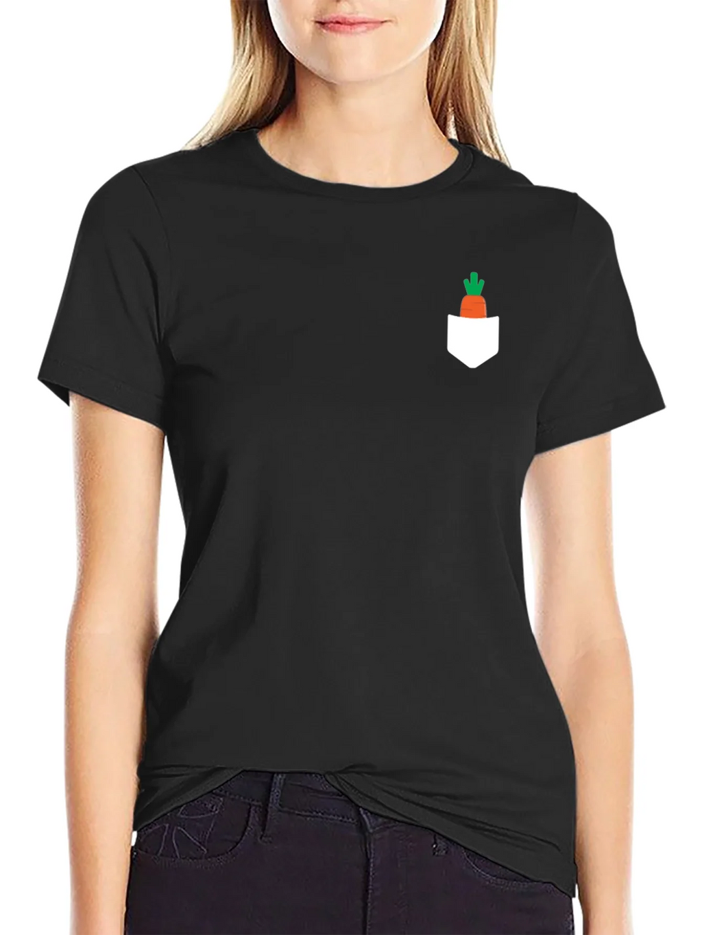 Carrot Pocket T-Shirt - Cute Graphic Tee product image 2