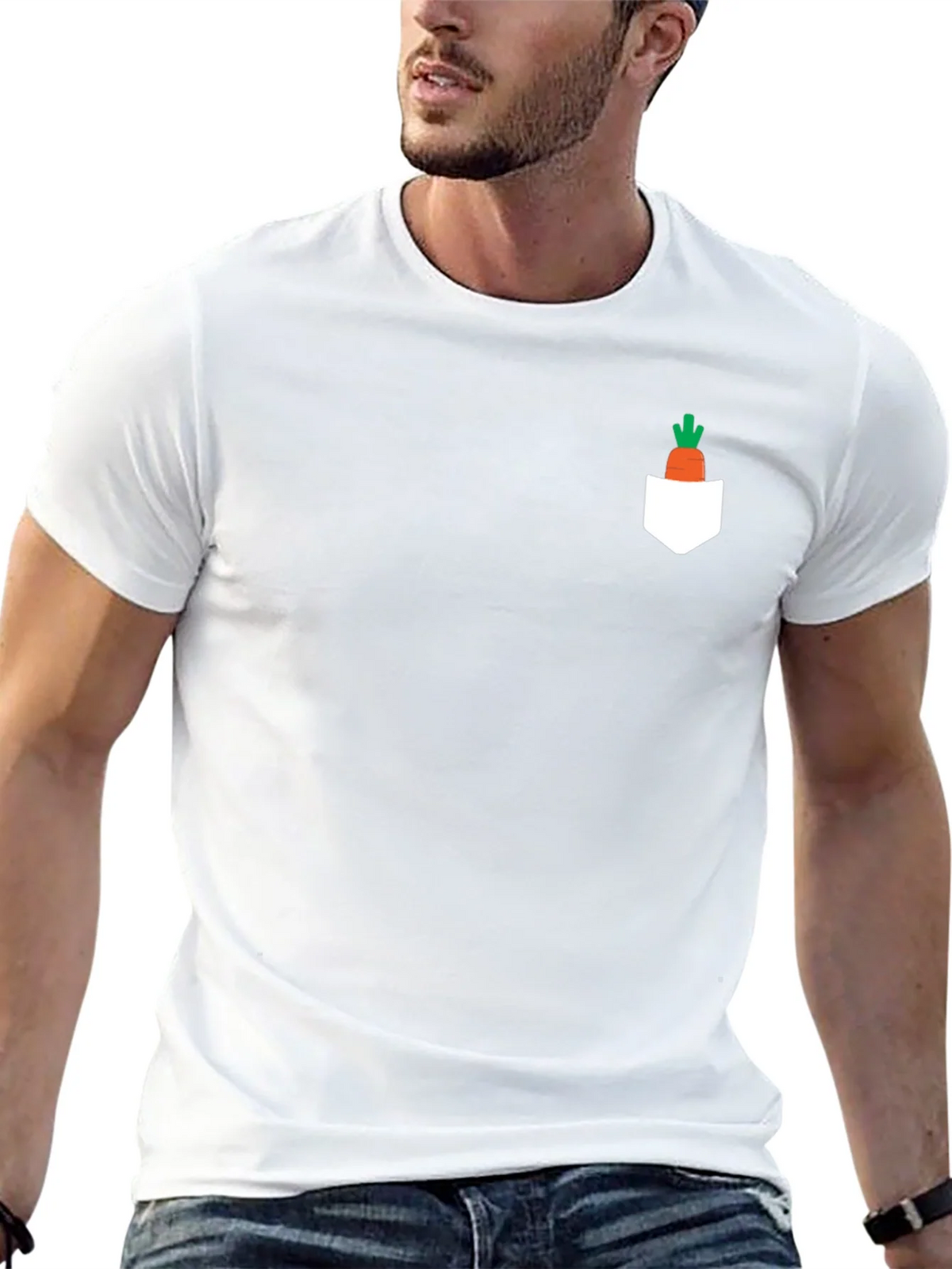 Carrot Pocket T-Shirt - Cute Graphic Tee product image 12