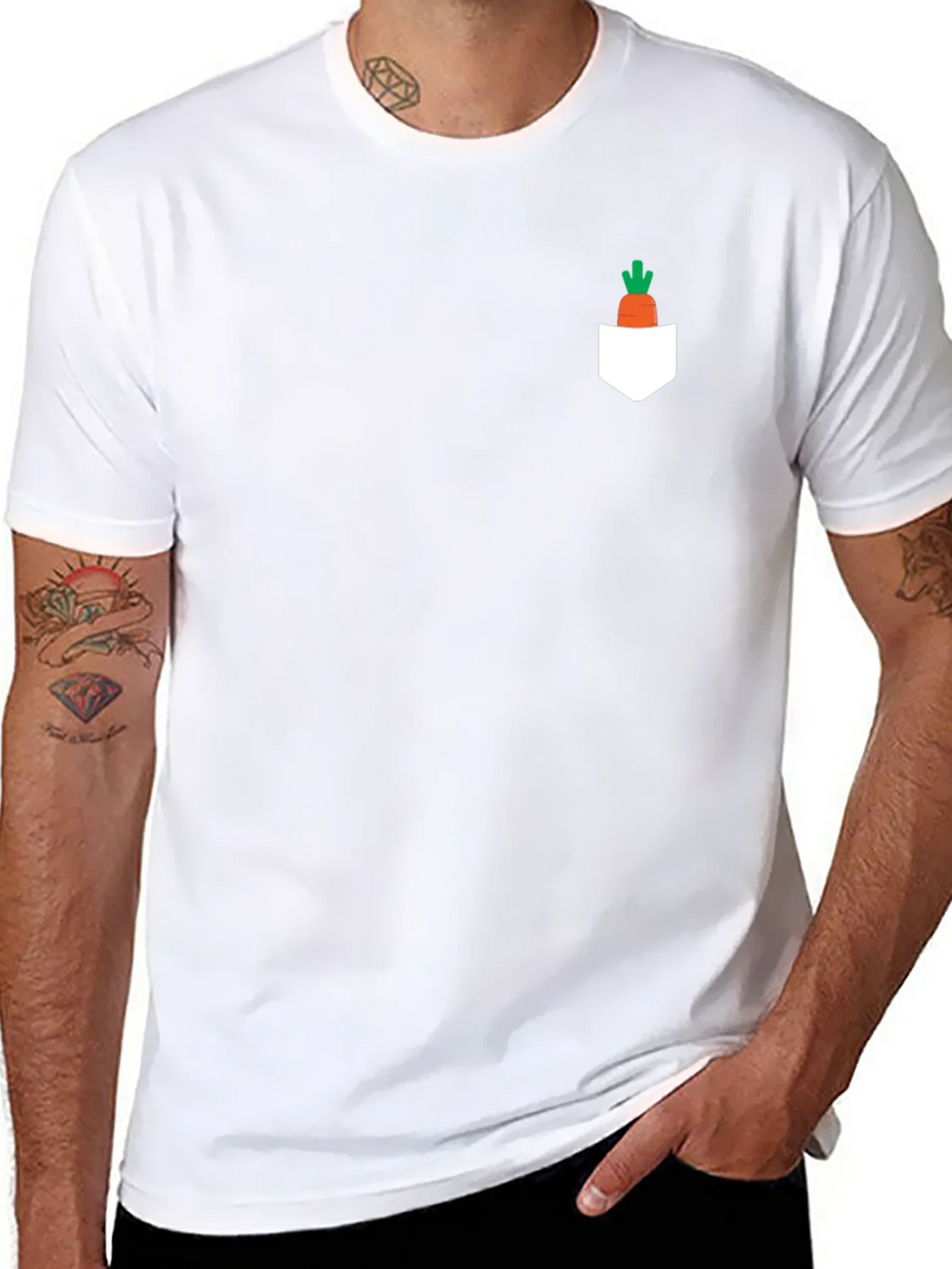 Carrot Pocket T-Shirt - Cute Graphic Tee product image 7