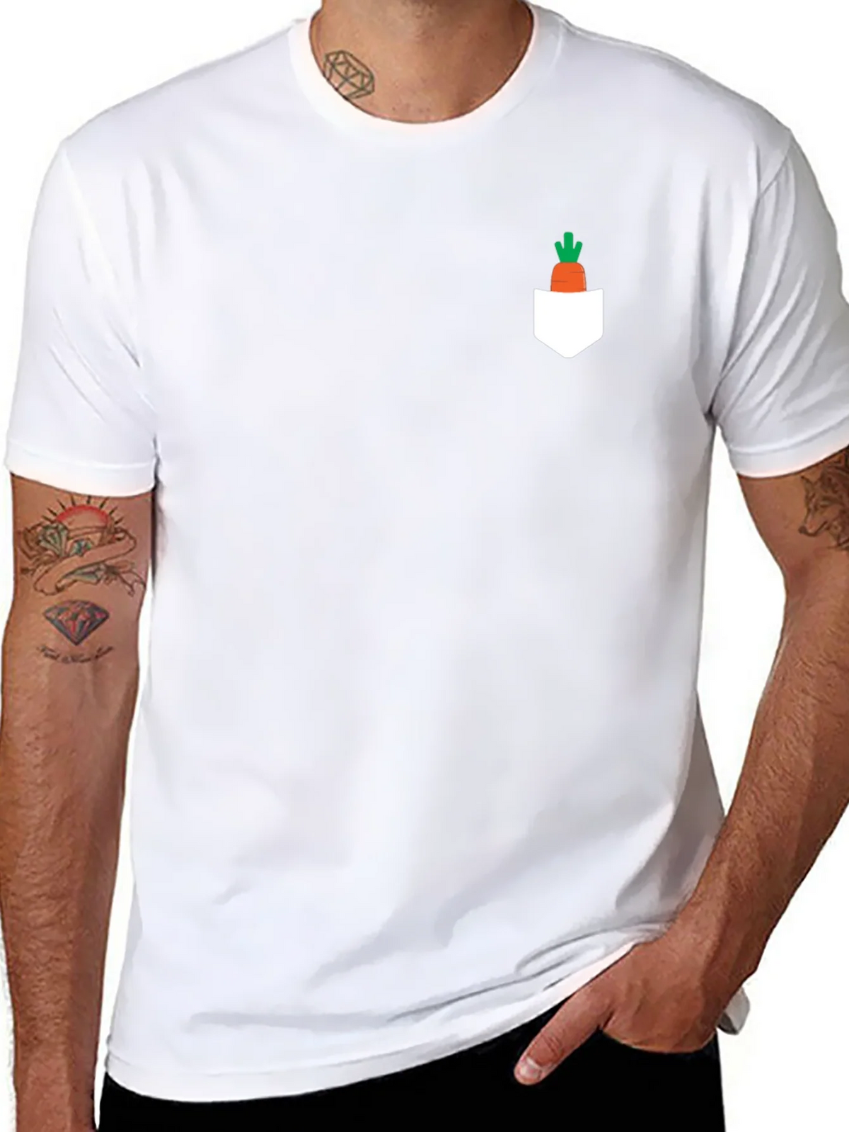 Carrot Pocket T-Shirt - Cute Graphic Tee product image 7