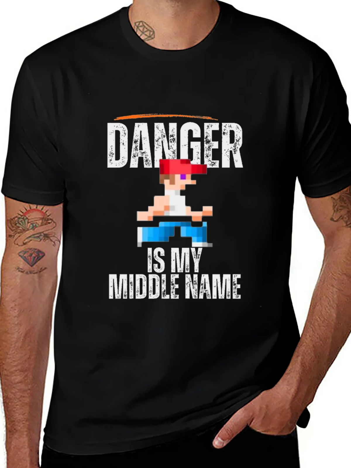 Danger is My Middle Name Graphic Tee product image 1
