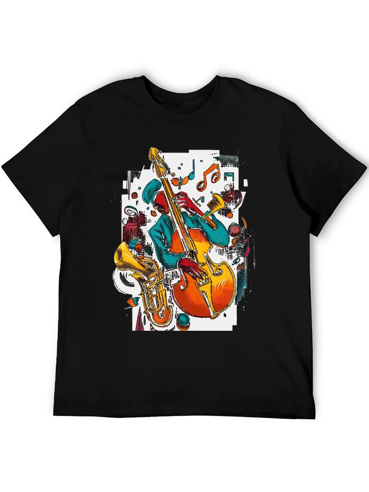 Jazz Musician Graphic Tee product image 5