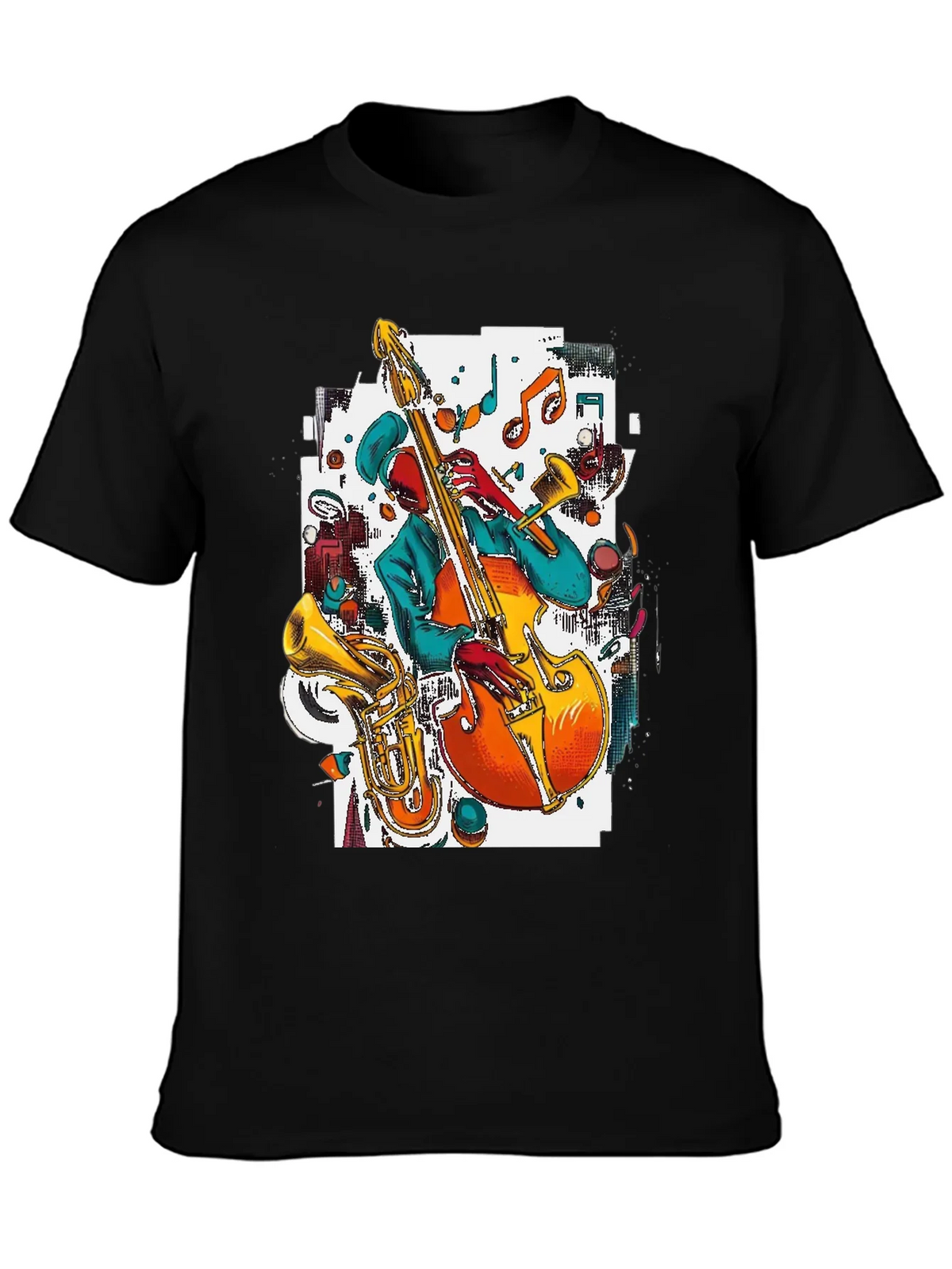 Jazz Musician Graphic Tee product image 3