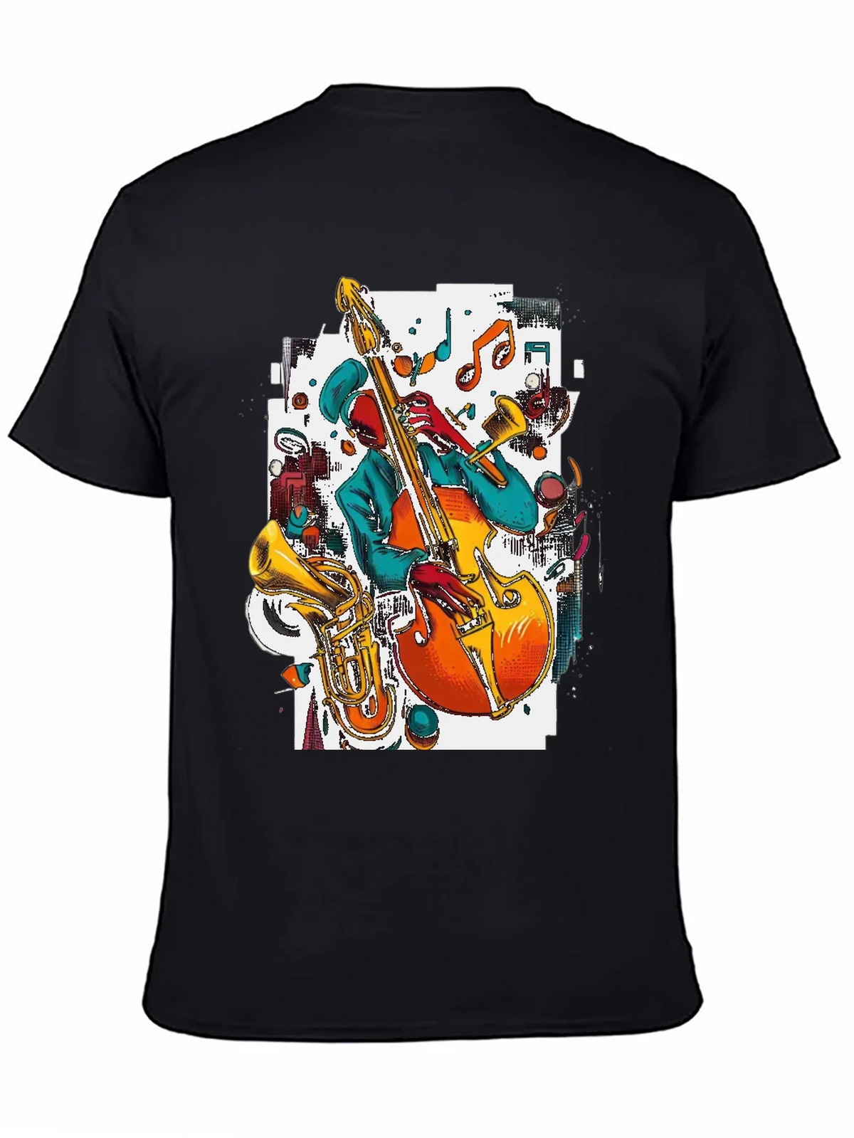 Jazz Musician Graphic Tee product image 4