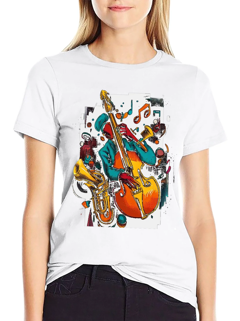 Jazz Musician Graphic Tee product image 8