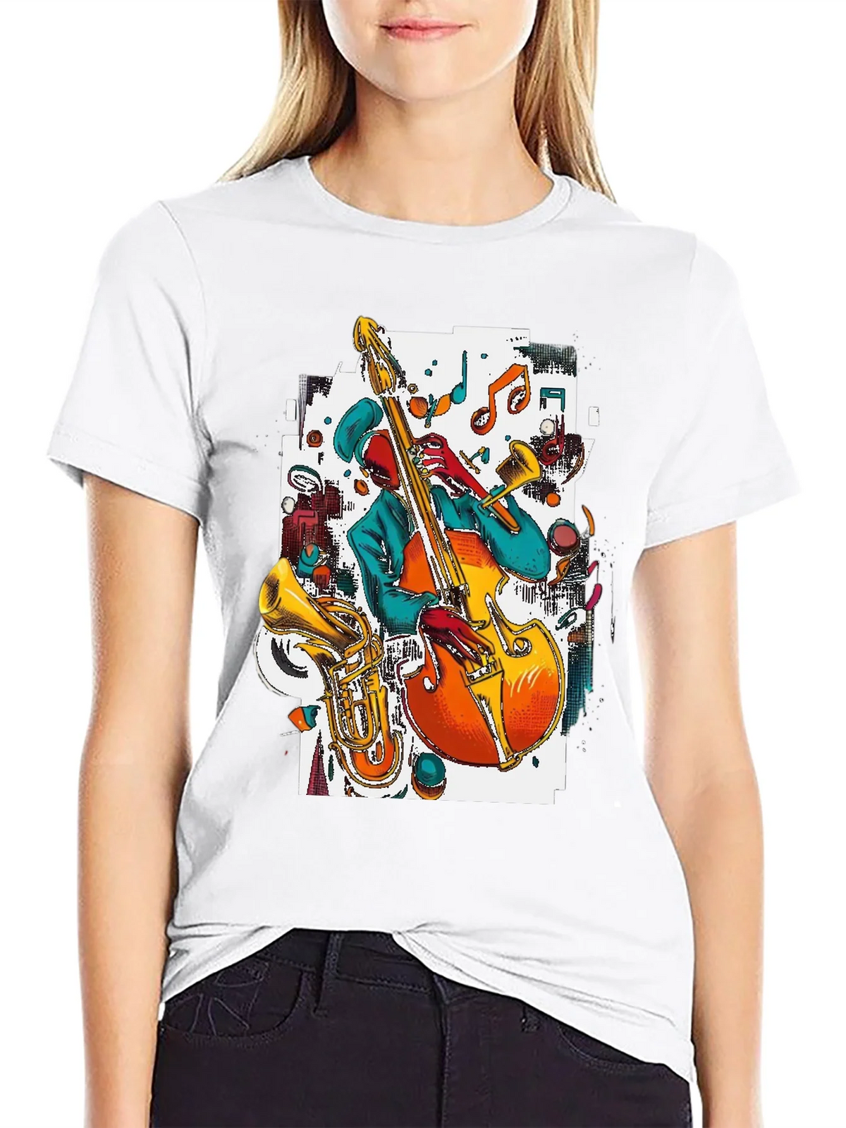 Jazz Musician Graphic Tee product image 8