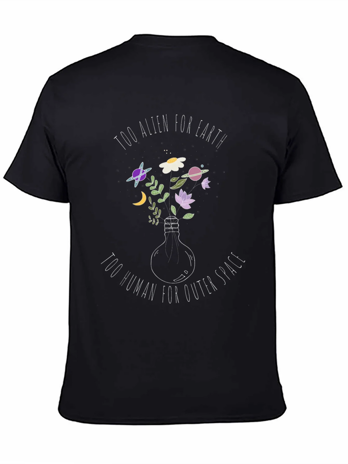 Alien/Human T-Shirt: Unique Space Design product image 4