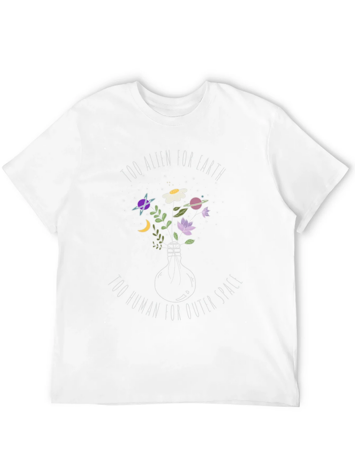 Alien/Human T-Shirt: Unique Space Design product image 11