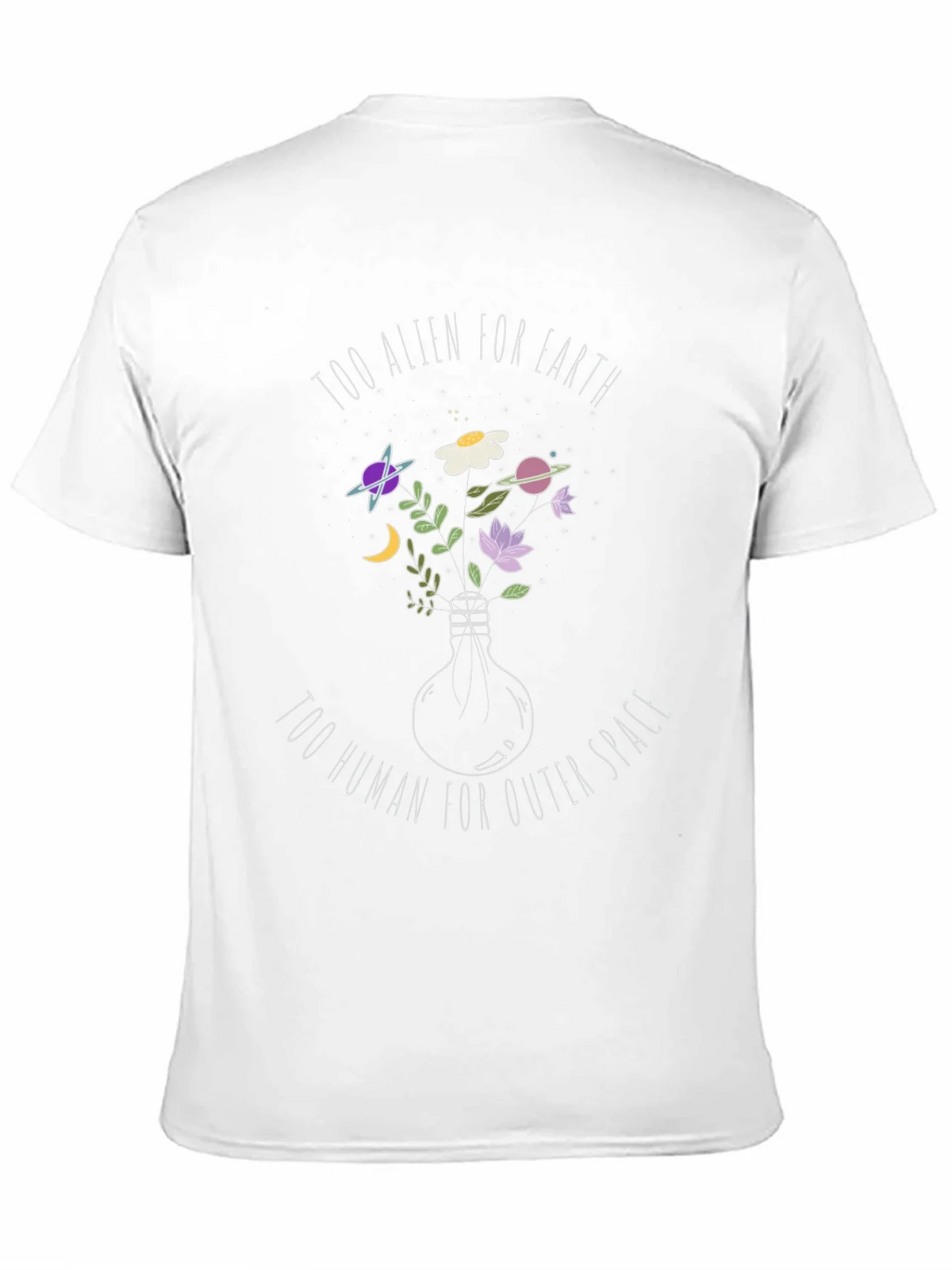 Alien/Human T-Shirt: Unique Space Design product image 10