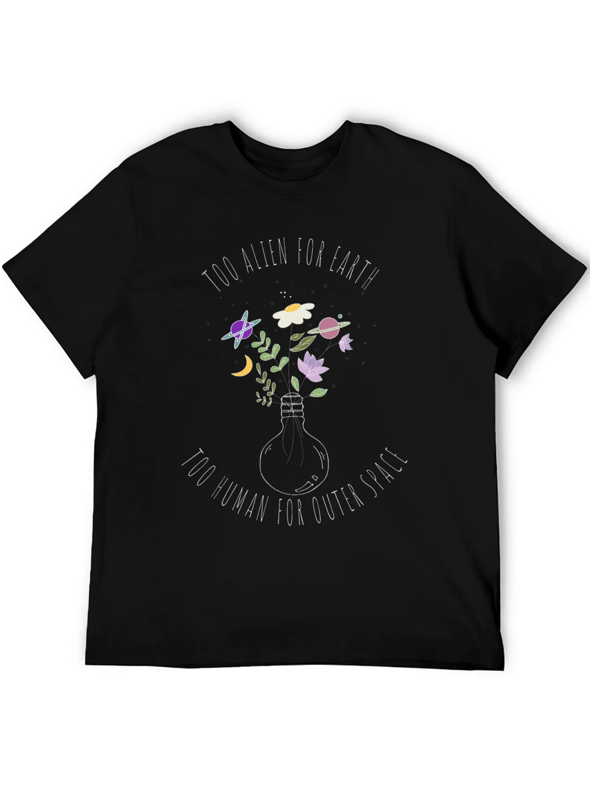Alien/Human T-Shirt: Unique Space Design product image 5