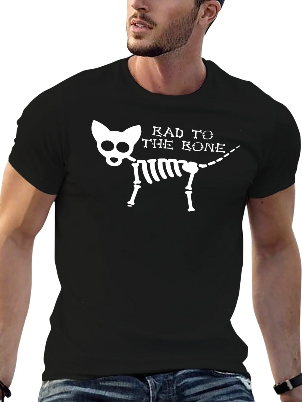 Rad to the Bone Dog Graphic Tee product image 6