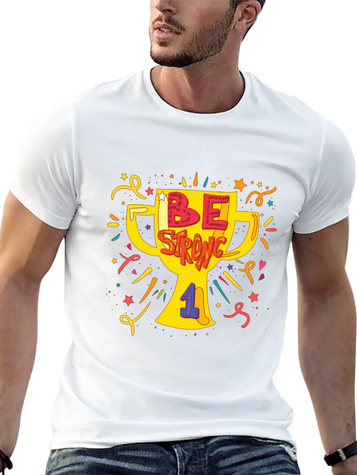 Be Strong Graphic T-Shirt - Menswear product image 12