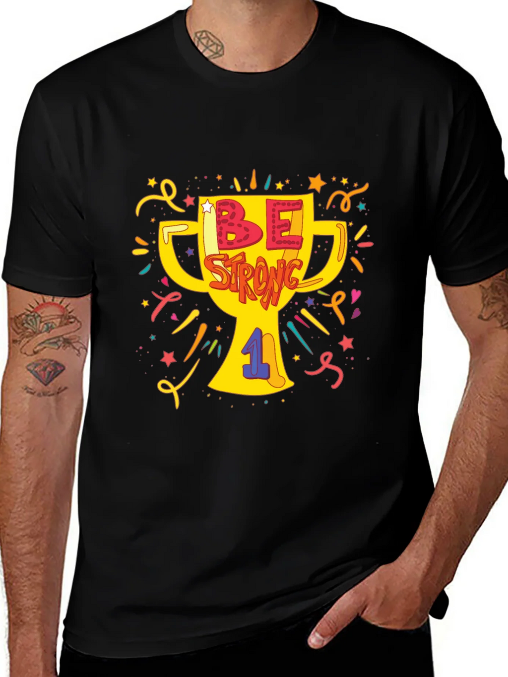 Be Strong Graphic T-Shirt - Menswear product image 1