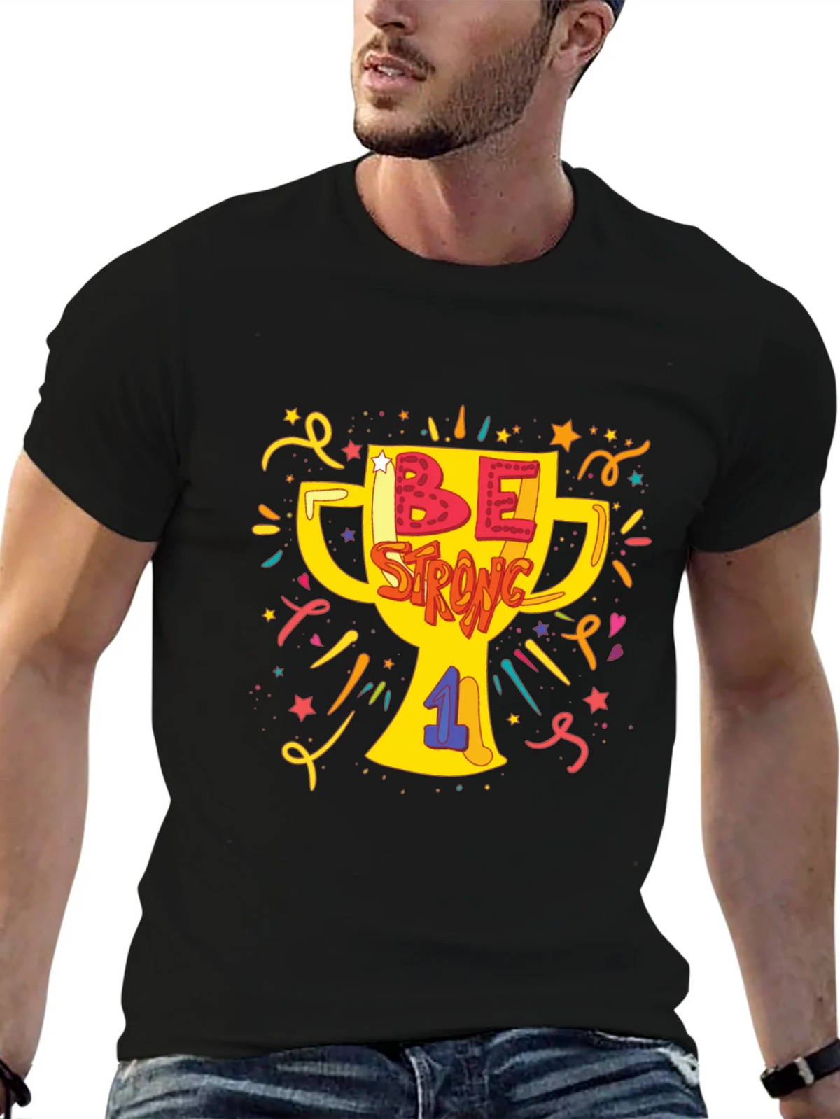 Be Strong Graphic T-Shirt - Menswear product image 6