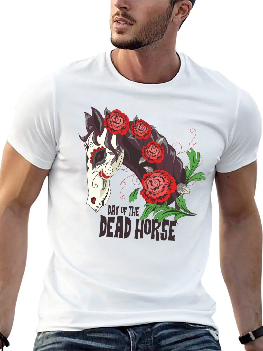 Day of the Dead Horse T-Shirt - Unique Graphic Tee product image 12
