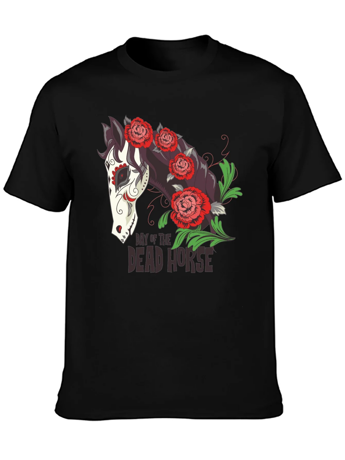 Day of the Dead Horse T-Shirt - Unique Graphic Tee product image 3
