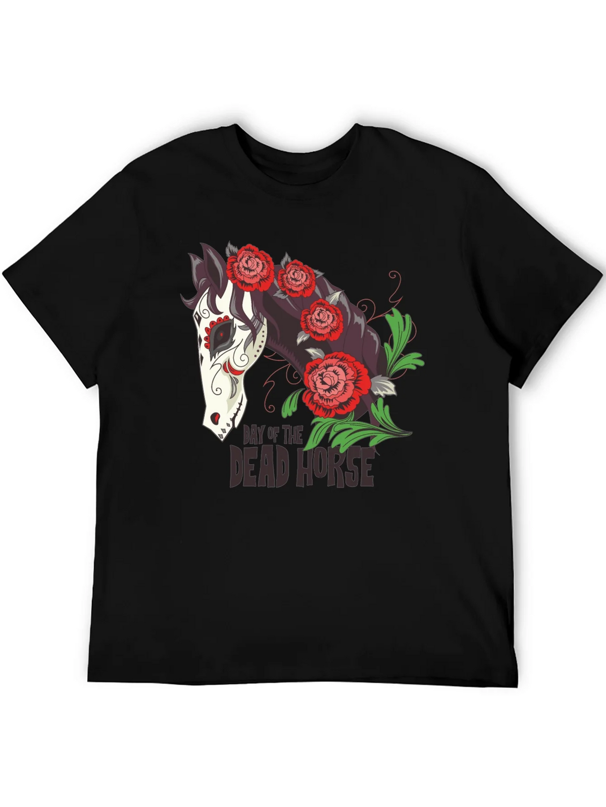 Day of the Dead Horse T-Shirt - Unique Graphic Tee product image 5