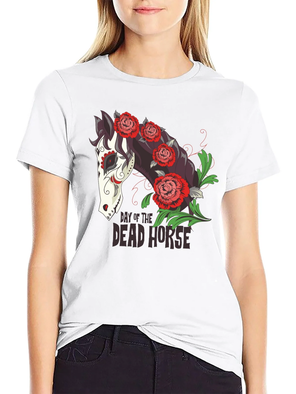 Day of the Dead Horse T-Shirt - Unique Graphic Tee product image 8