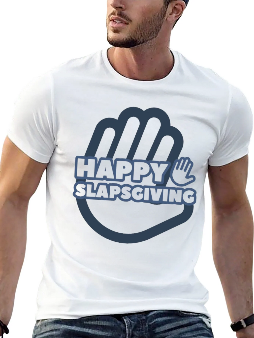 Happy Slapsgiving T-Shirt - Funny Thanksgiving Tee product image 11