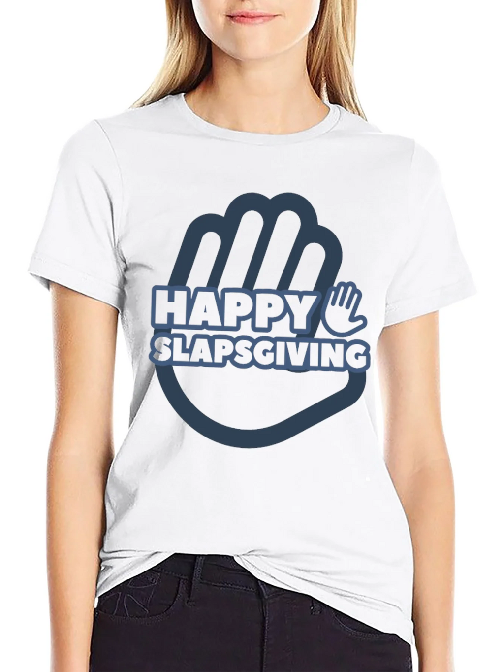 Happy Slapsgiving T-Shirt - Funny Thanksgiving Tee product image 7