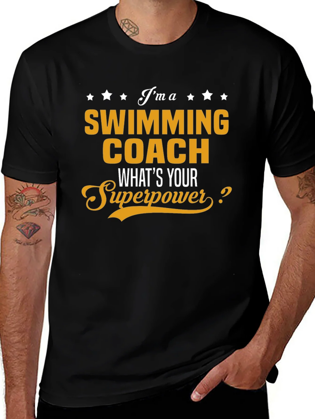 Swimming Coach Superpower T-Shirt product image 1