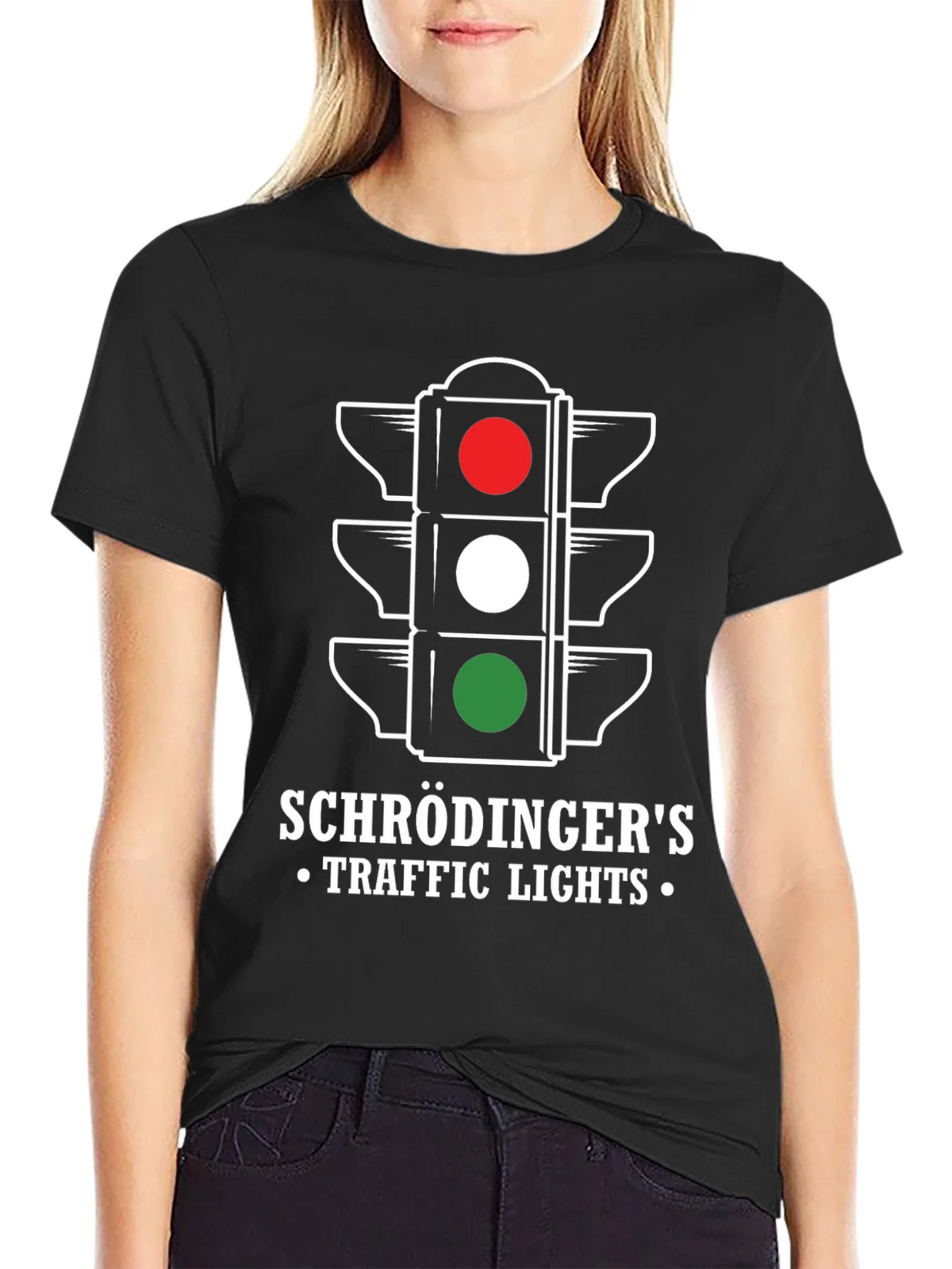 Schrödingers Traffic Lights Graphic Tee product image 2