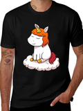 Unicorn Cloud T-Shirt - Whimsical Graphic Tee product image 1