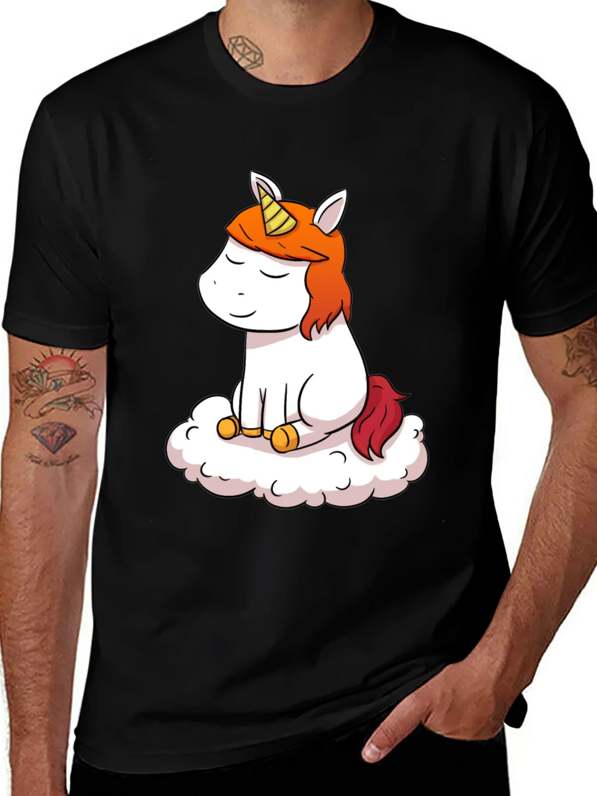 Unicorn Cloud T-Shirt - Whimsical Graphic Tee product image 1