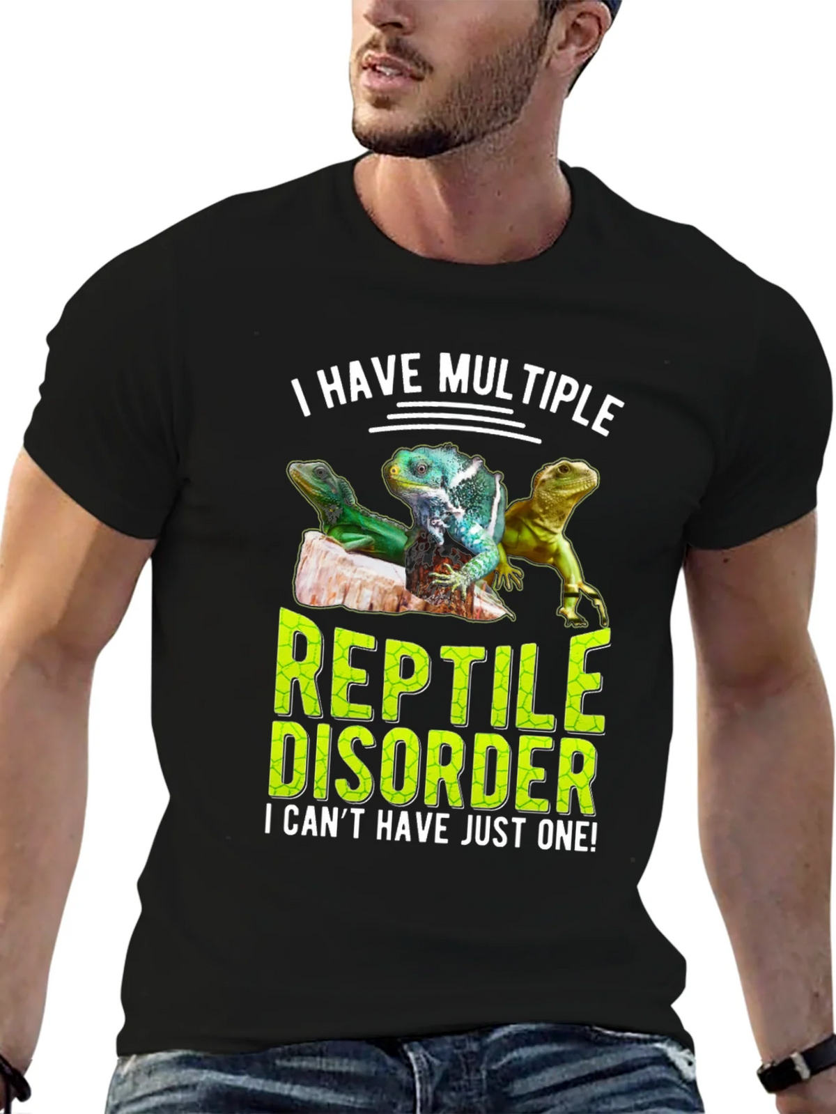 Reptile Disorder T-Shirt - Multiple Lizards Graphic Tee product image 6