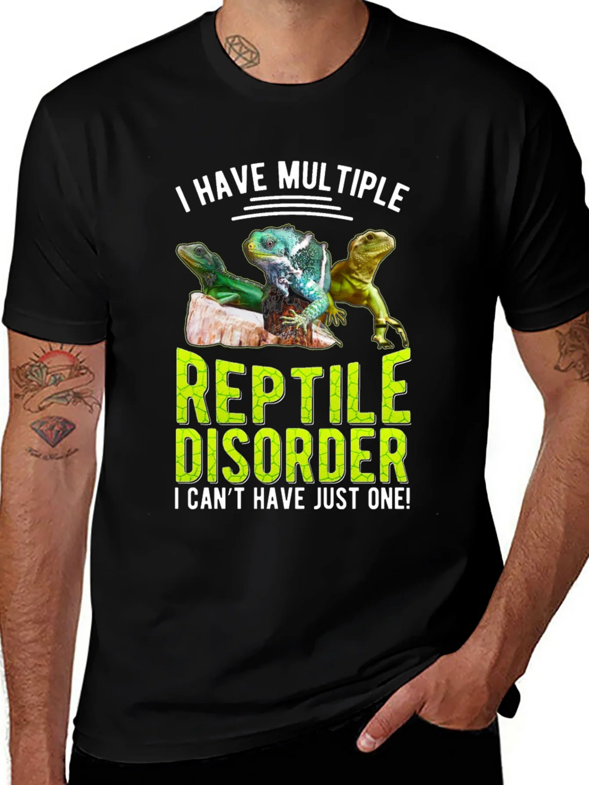 Reptile Disorder T-Shirt - Multiple Lizards Graphic Tee product image 1
