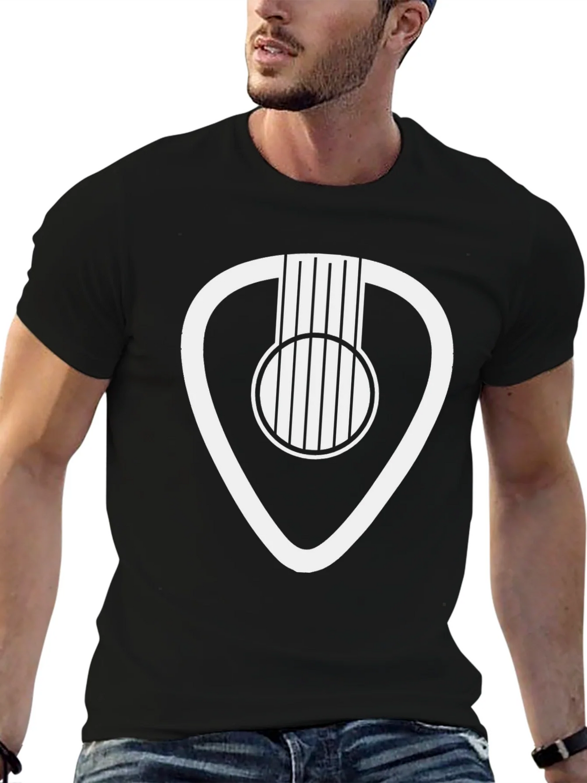 Guitar Pick Acoustic T-Shirt - Musician Tee product image 6