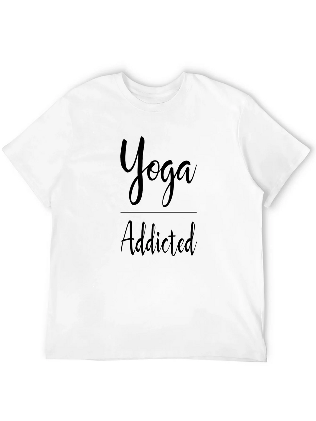 Yoga Addicted Black T-Shirt product image 8