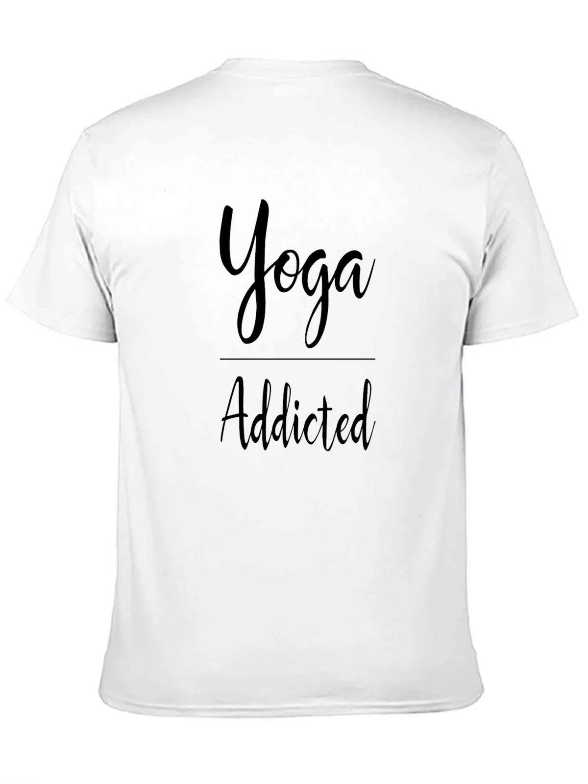 Yoga Addicted Black T-Shirt product image 7