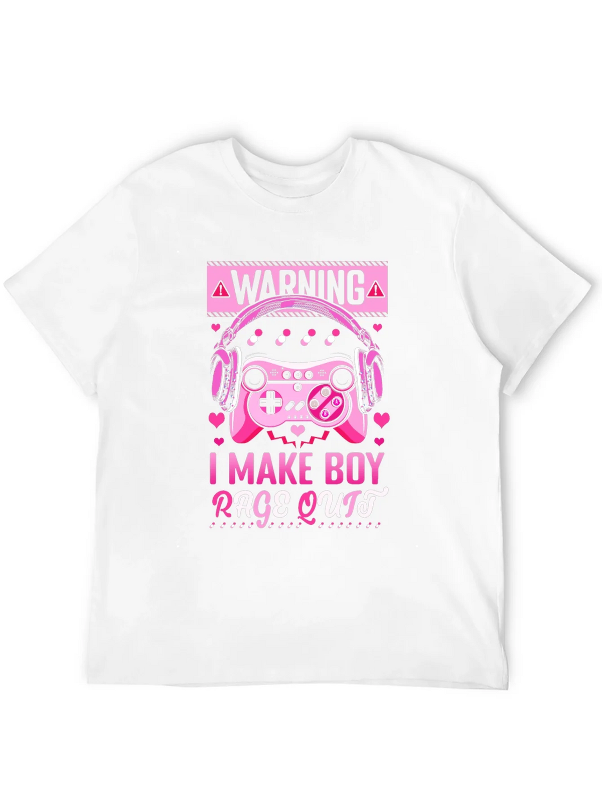 Gamer Girl I Make Boy Rage Quit Black T-Shirt product image 11