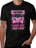 Gamer Girl I Make Boy Rage Quit Black T-Shirt product image 1