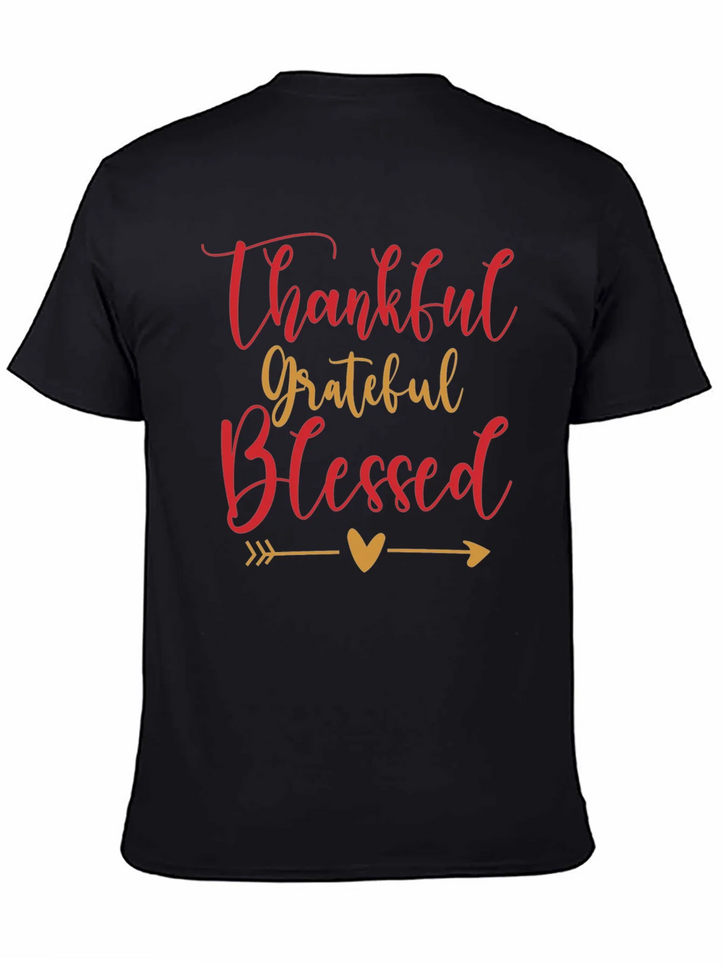 Thankful Grateful Blessed Graphic Tee product image 4