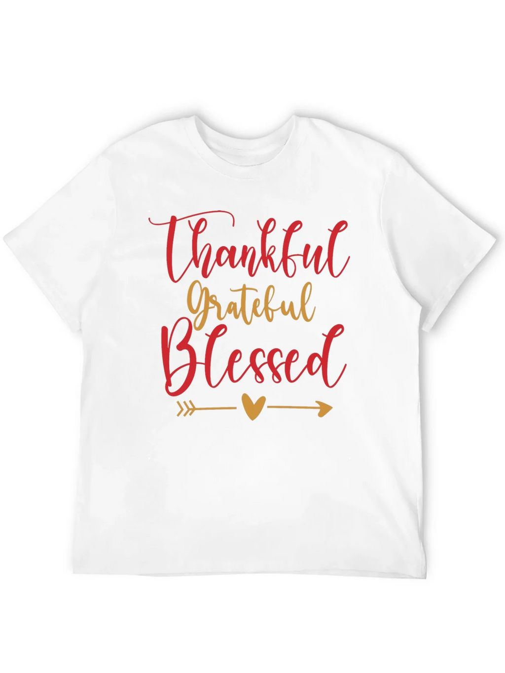 Thankful Grateful Blessed Graphic Tee product image 11