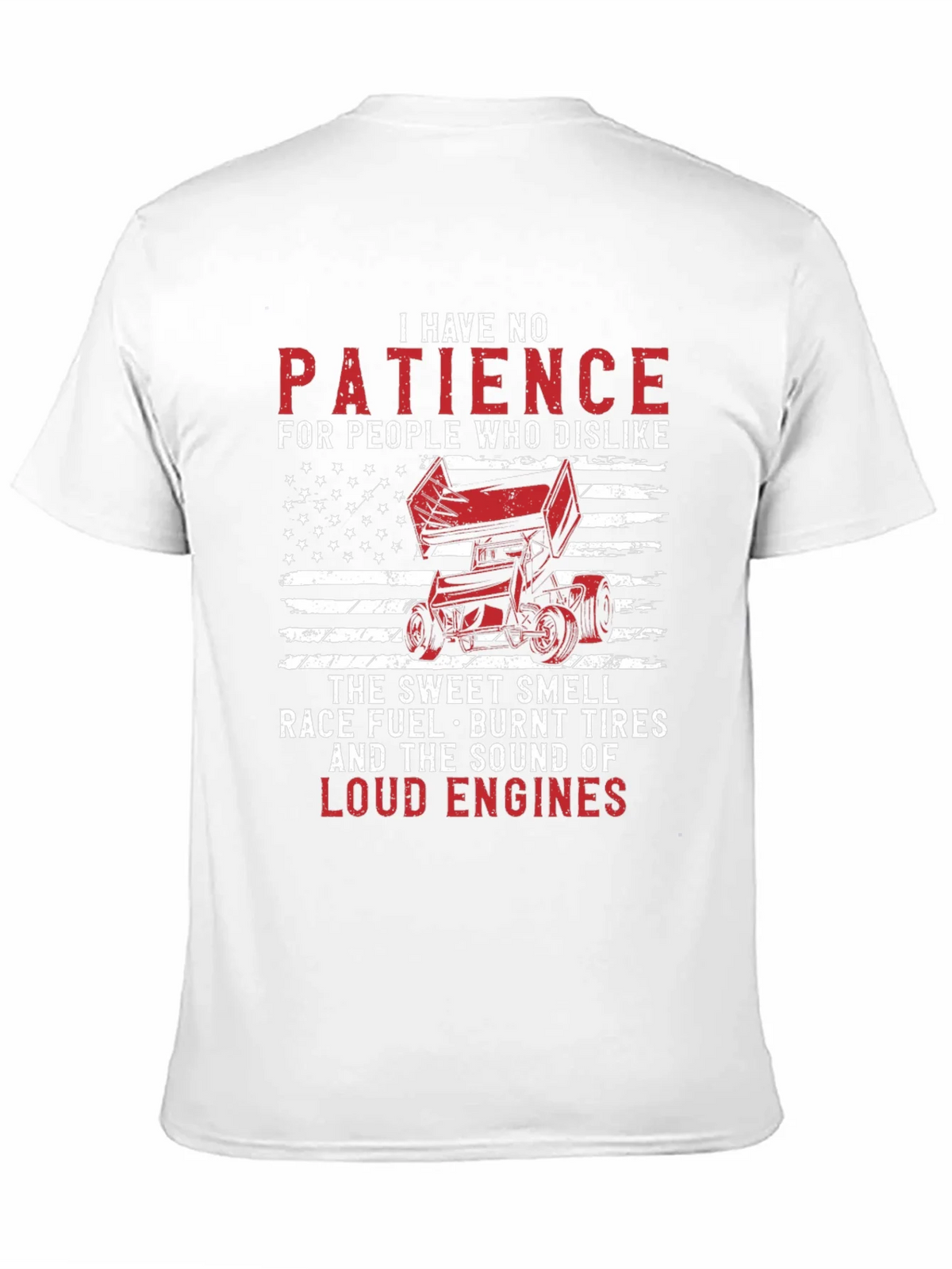 I Have No Patience Racing T-Shirt product image 3
