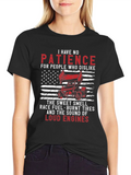 I Have No Patience Racing T-Shirt product image 1