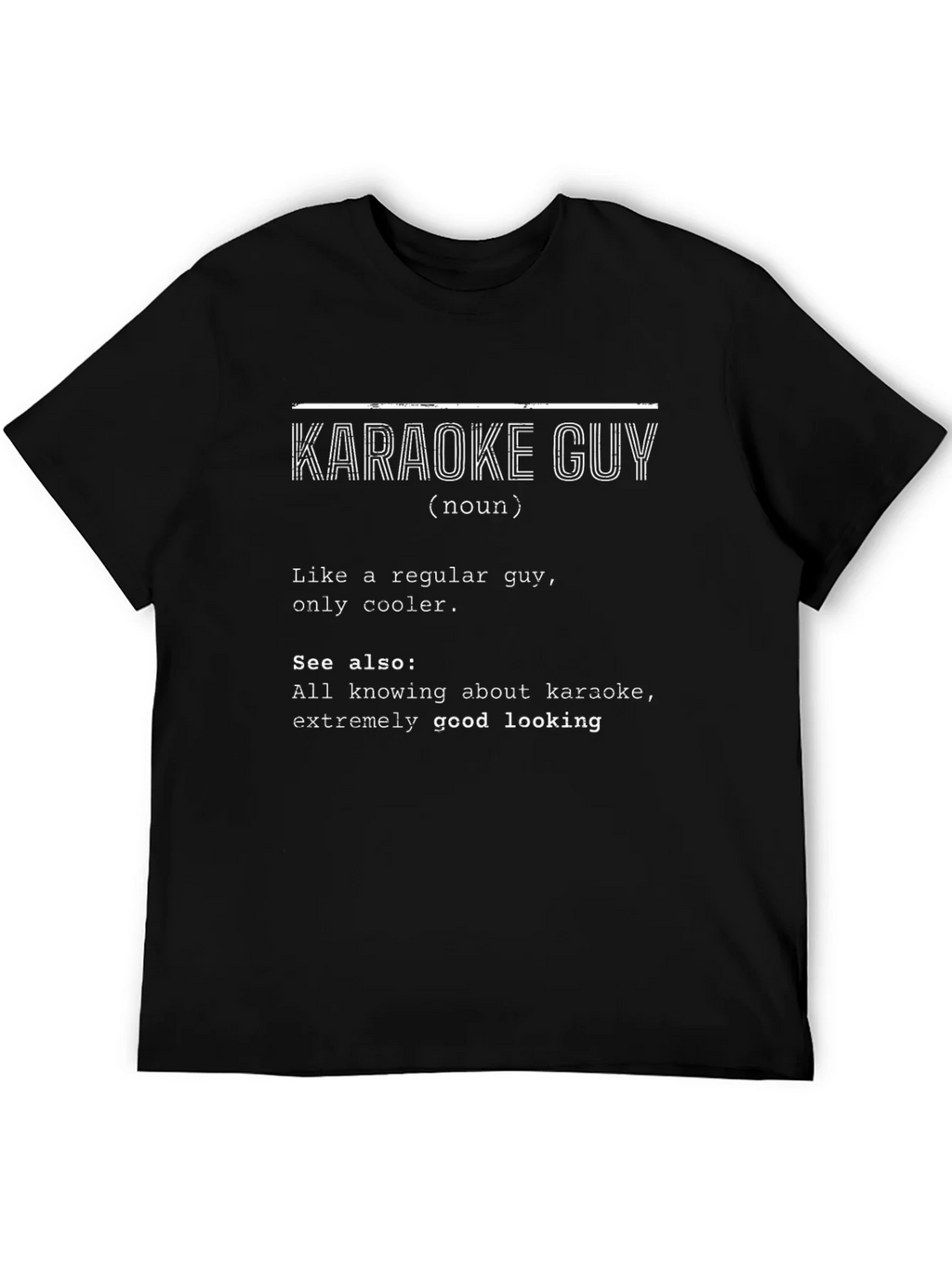 Karaoke Guy T-Shirt - Definition Style Tee product image 5