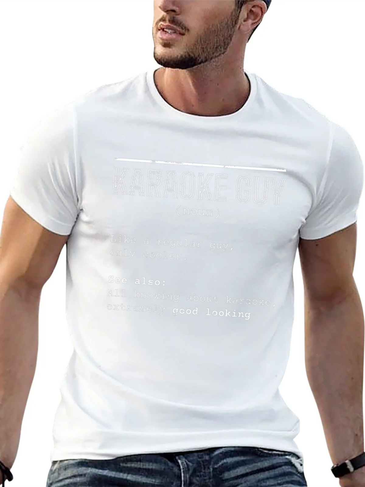 Karaoke Guy T-Shirt - Definition Style Tee product image 12