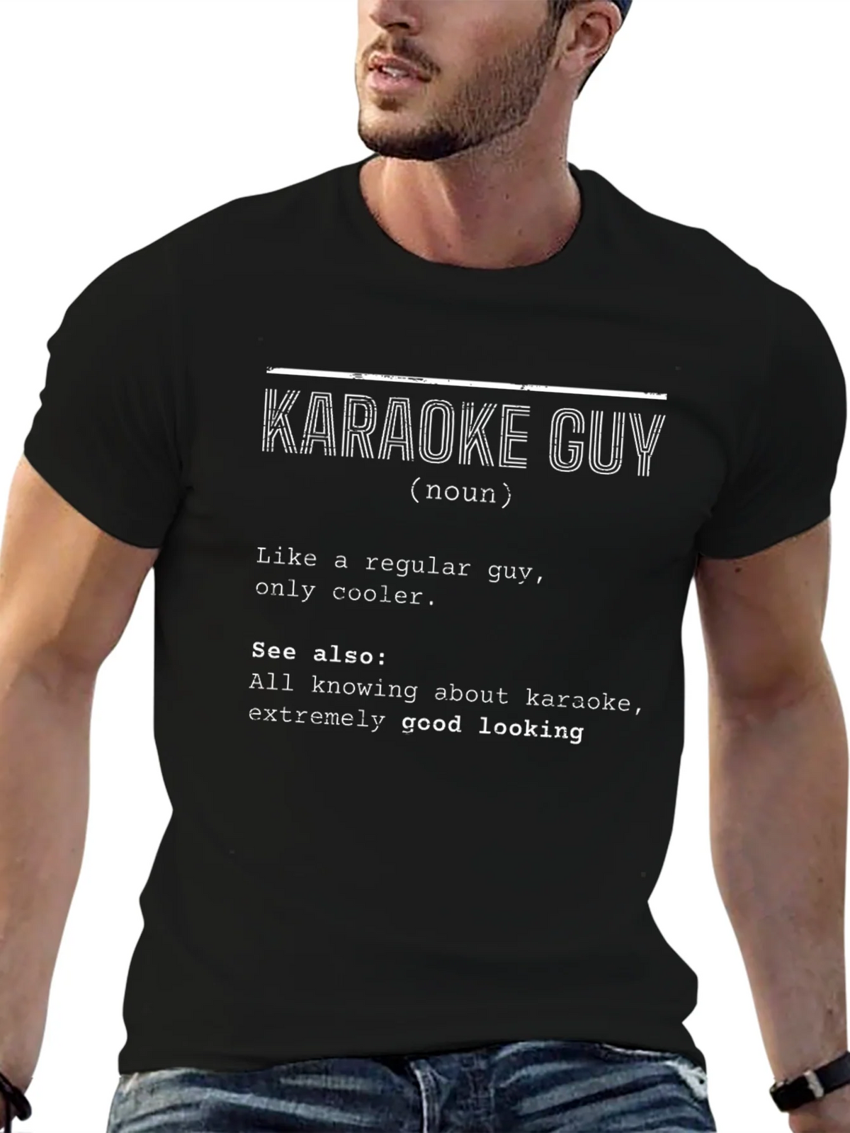 Karaoke Guy T-Shirt - Definition Style Tee product image 6