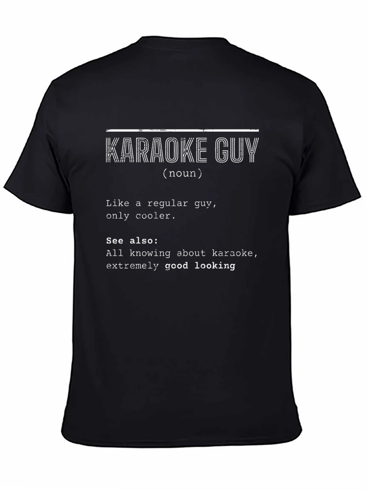Karaoke Guy T-Shirt - Definition Style Tee product image 4