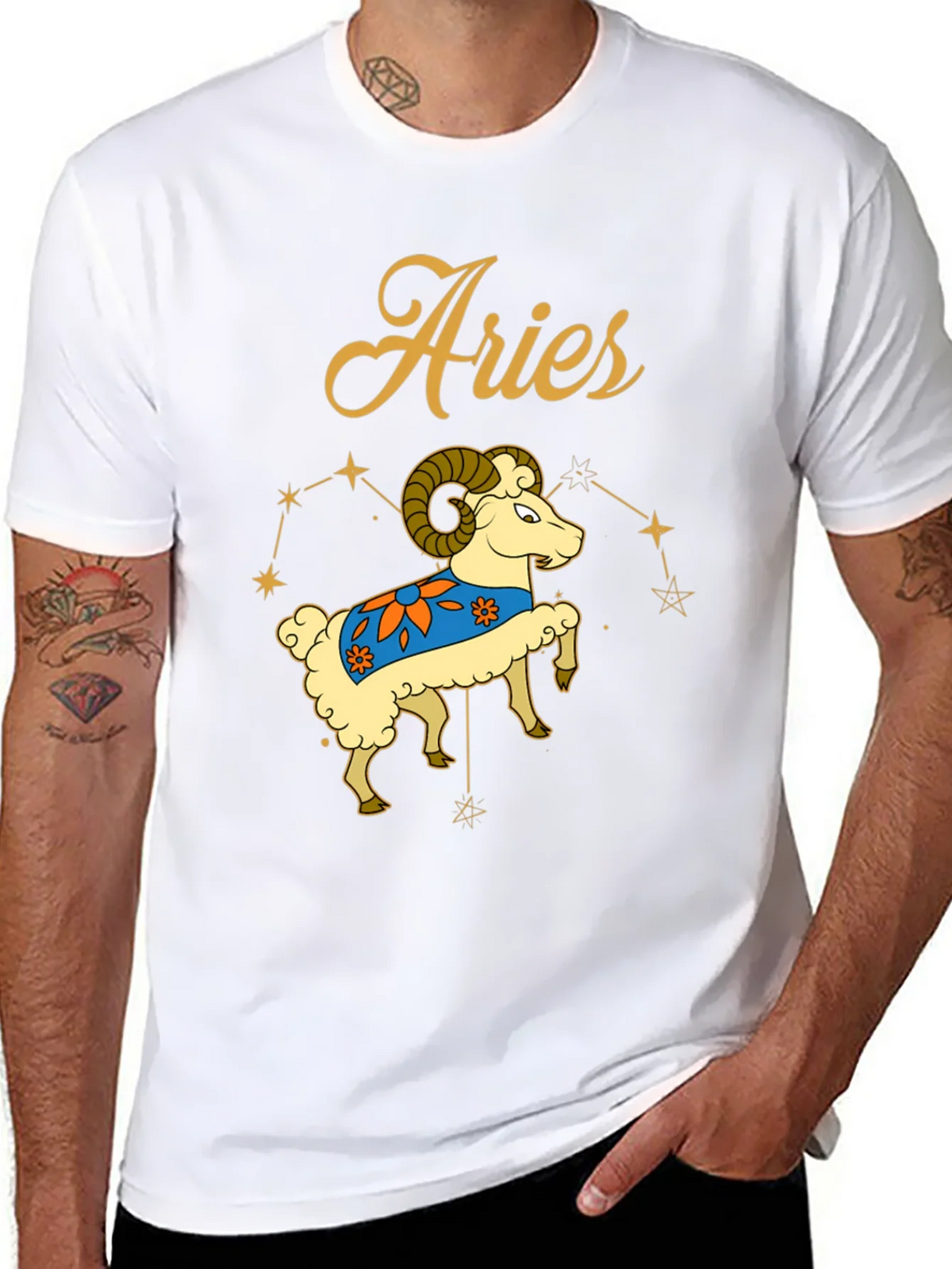 Aries Zodiac Graphic T-Shirt product image 7